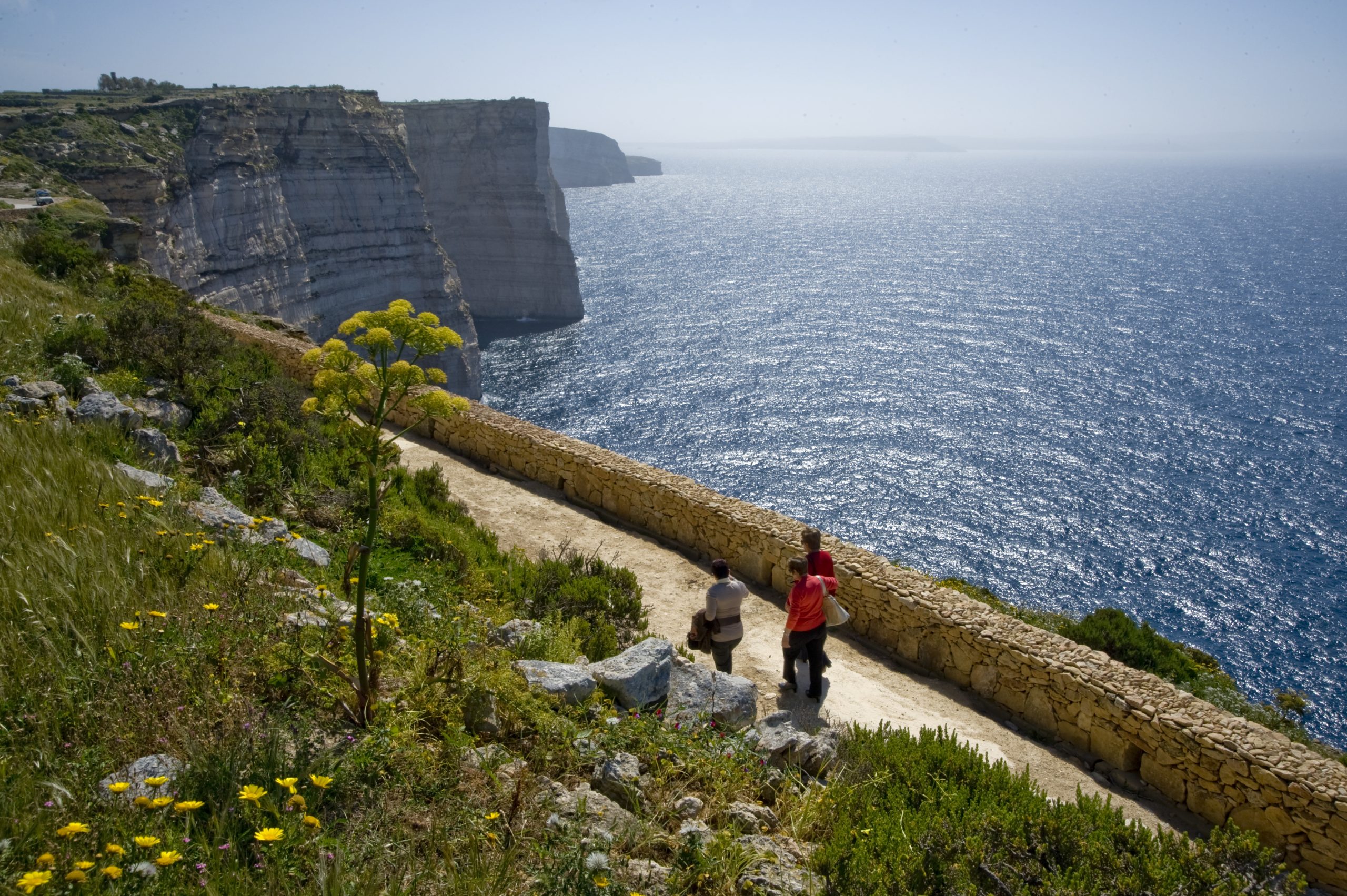 Randonnée sur les falaises de Sanap, Gozo